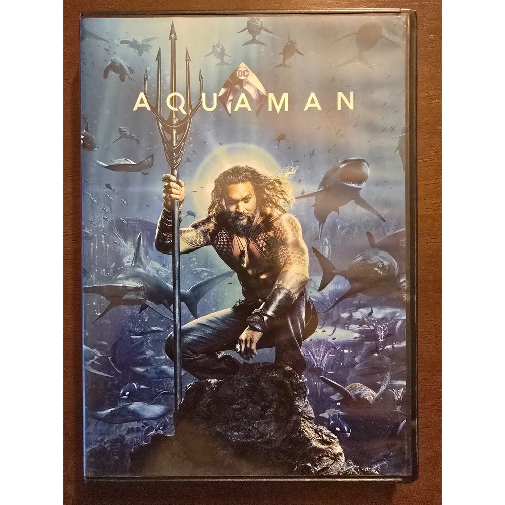 Aquaman (DVD, 2018), Jason Momoa, Widescreen, Excellent Condition
